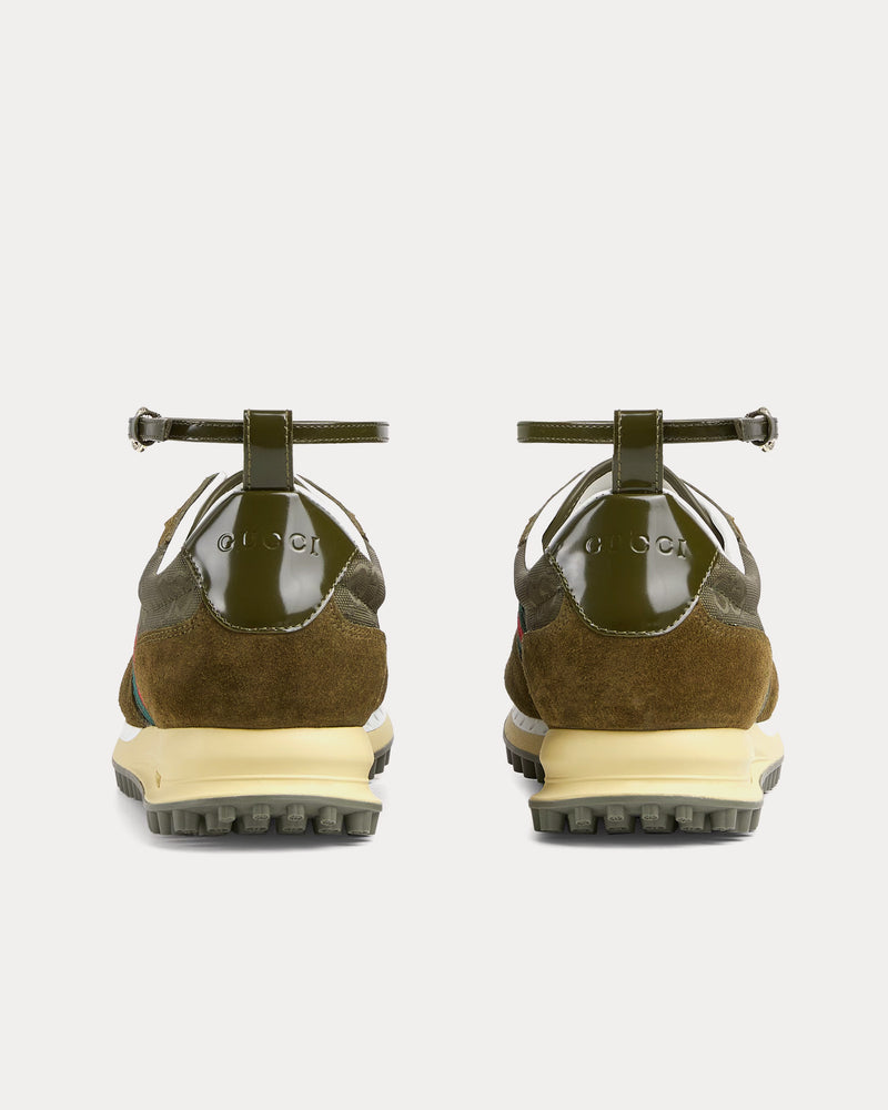 Gucci Re-Motion with GG Nylon Dark Green Low Top Sneakers - 4