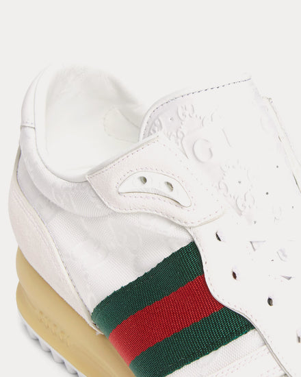 Gucci Re-Motion with Original GG Canvas White Low Top Sneakers - 5