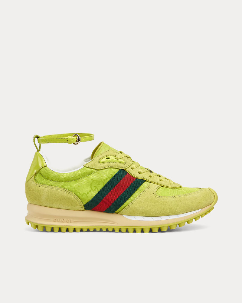 Gucci Re-Motion with GG Nylon Acid Green Low Top Sneakers - 1