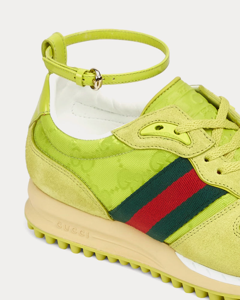 Gucci Re-Motion with GG Nylon Acid Green Low Top Sneakers - 5