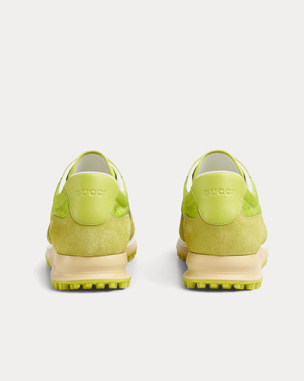 Gucci Re-Motion with Original GG Canvas Bright Green Low Top Sneakers - 4