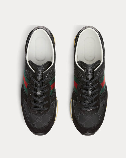 Gucci Re-Motion with Original GG Canvas Black Low Top Sneakers - 2