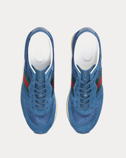 Gucci Re-Motion with Original GG Canvas Blue Low Top Sneakers - 2