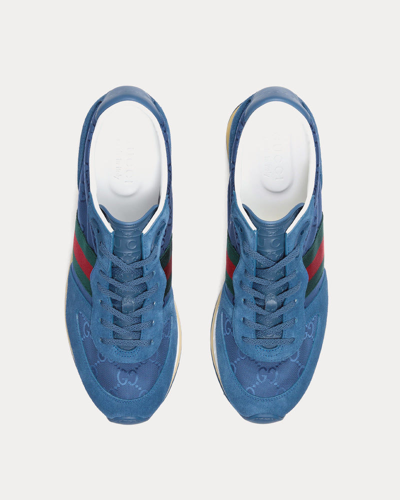 Gucci Re-Motion with Original GG Canvas Blue Low Top Sneakers - 2