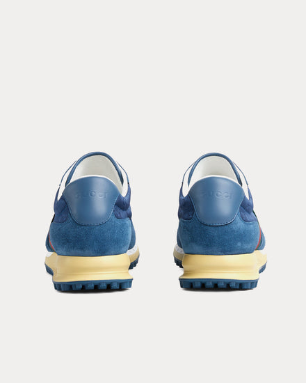 Gucci Re-Motion with Original GG Canvas Blue Low Top Sneakers - 4