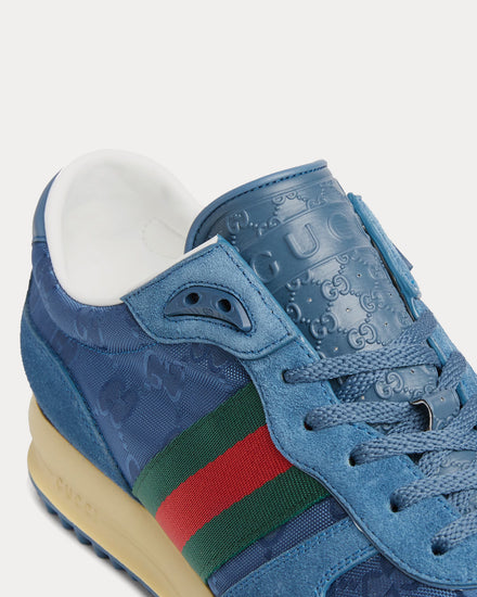 Gucci Re-Motion with Original GG Canvas Blue Low Top Sneakers - 5