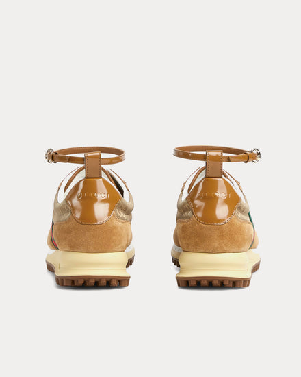 Gucci Re-Motion with GG Nylon & Suede Light Brown Low Top Sneakers - 4
