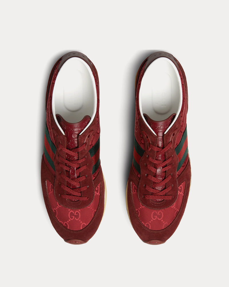 Gucci Re-Motion with Original GG Canvas Red Low Top Sneakers - 2