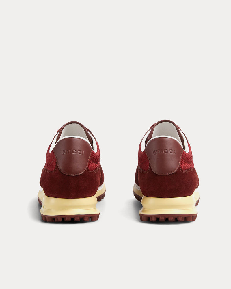 Gucci Re-Motion with Original GG Canvas Red Low Top Sneakers - 4