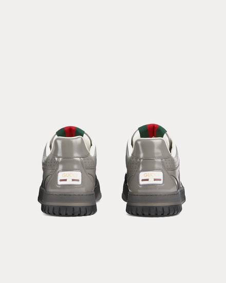 Gucci Re-Web with Shiny Gradient-Effect Leather Dark Grey Low Top Sneakers - 4