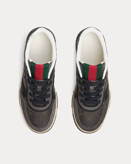 Gucci Re-Web with GG Nylon Grey Low Top Sneakers - 2