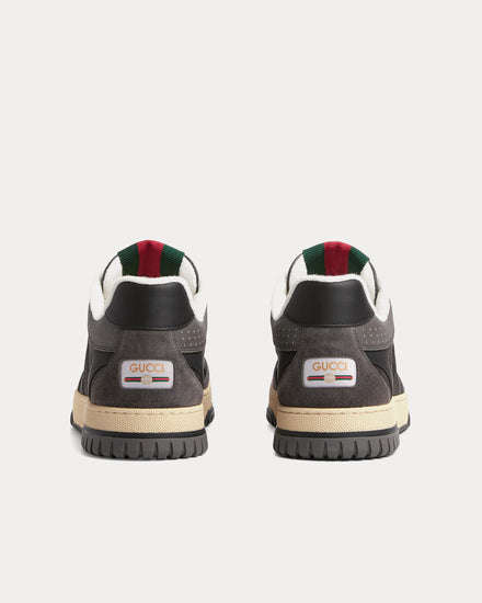 Gucci Re-Web with GG Nylon Grey Low Top Sneakers - 4
