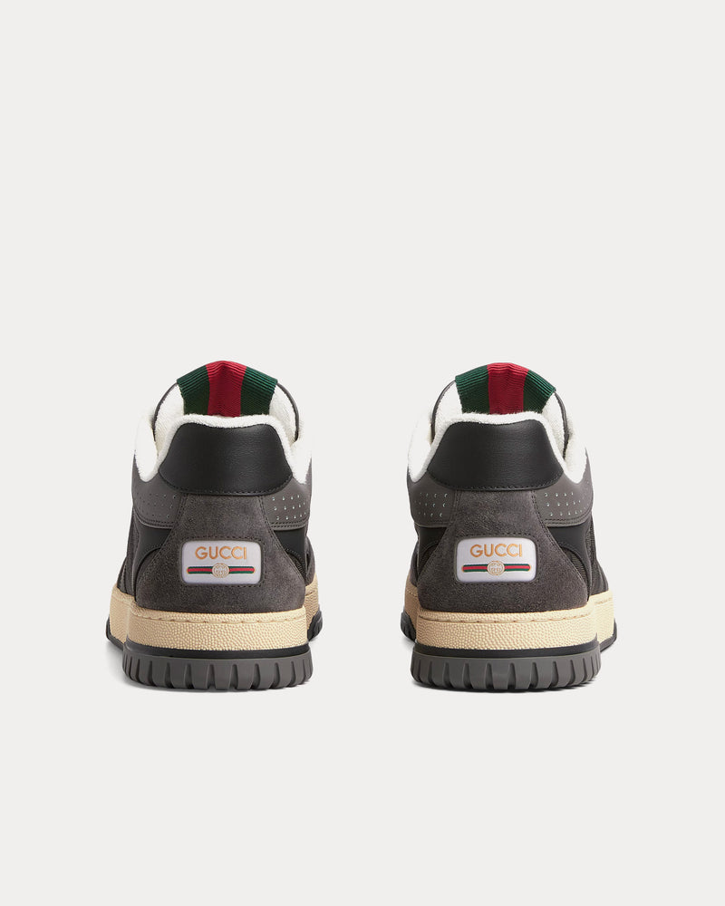 Gucci Re-Web with GG Nylon Grey Low Top Sneakers - 4