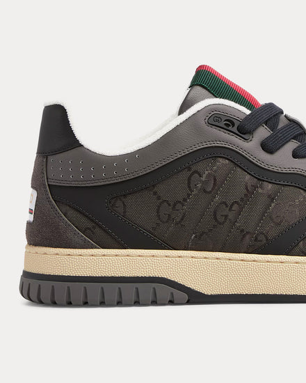 Gucci Re-Web with GG Nylon Grey Low Top Sneakers - 5