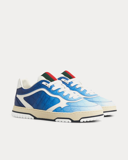 Gucci Re-Web with GG Supreme Gradient Blue Low Top Sneakers - 3