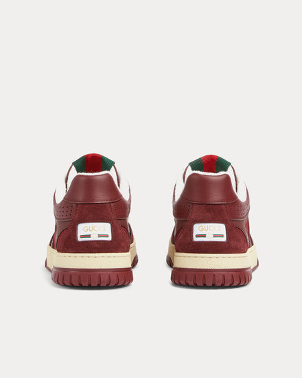 Gucci Re-Web with GG Nylon Rosso Ancora Red Low Top Sneakers - 4
