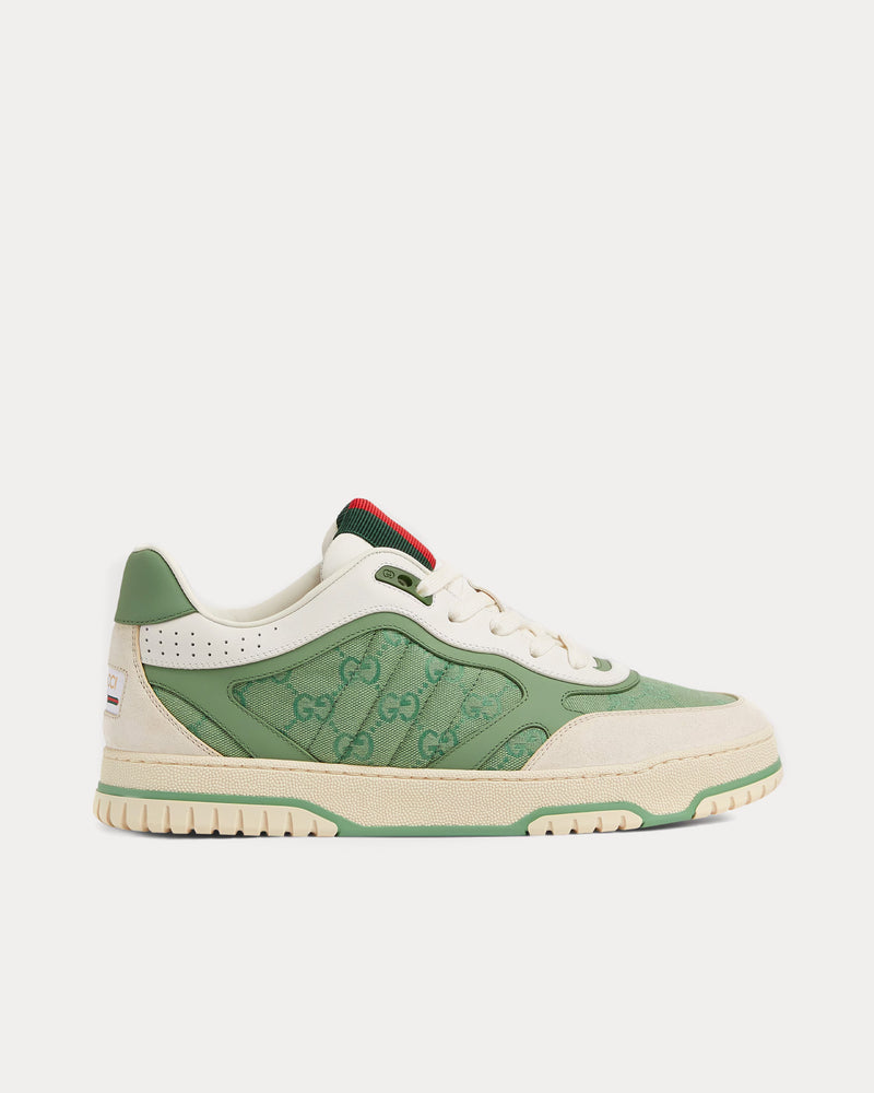 【関税＆送料込み】Gucci Re-Web Low-Top Sneakers GUCCI Re-Web leather and canvas-jacquard sneakers | NET-A-PORTER