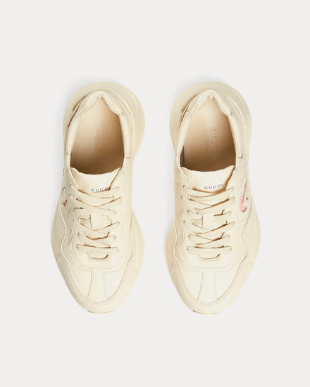 Gucci Rhyton Interlocking G Ivory Low Top Sneakers - 2