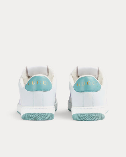 Gucci Screener Canvas Light Blue / White Low Top Sneakers - 4