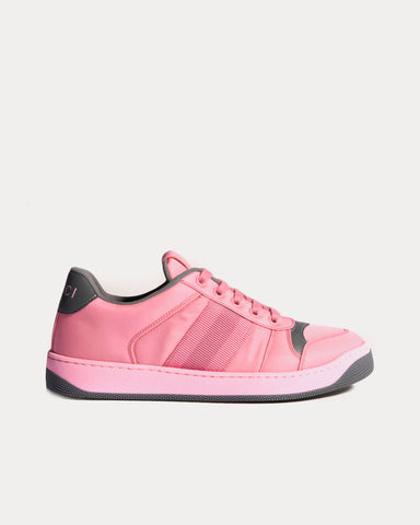 Gucci Screener with Padded Nylon Pink Low Top Sneakers