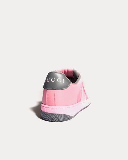 Gucci Screener with Padded Nylon Pink Low Top Sneakers - 4
