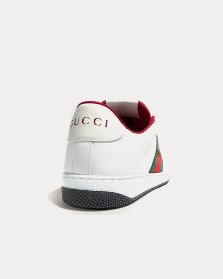 Gucci Screener with Padded Nylon White Low Top Sneakers - 4