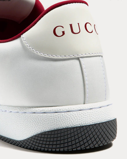Gucci Screener with Padded Nylon White Low Top Sneakers - 6