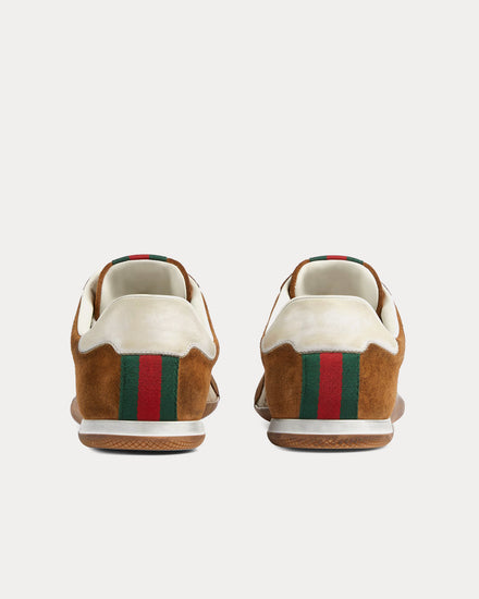 Gucci Shift GG Canvas Beige / Dark Brown Low Top Sneakers - 4