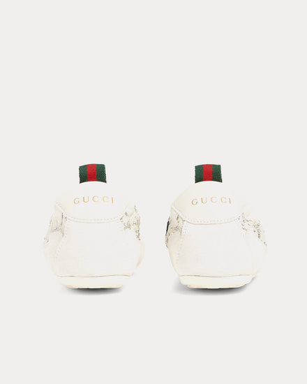Gucci Shift GG Crystal Off White Mesh Low Top Sneakers - 4