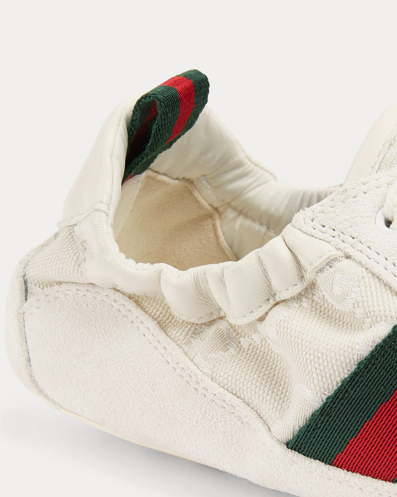 Gucci Shift Suede White Low Top Sneakers - 5
