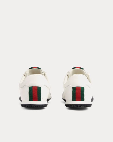Gucci Shift Leather White Low Top Sneakers - 4