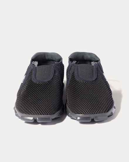 Miu Miu Technical Mesh Fabric Black Slip On Sneakers - 2