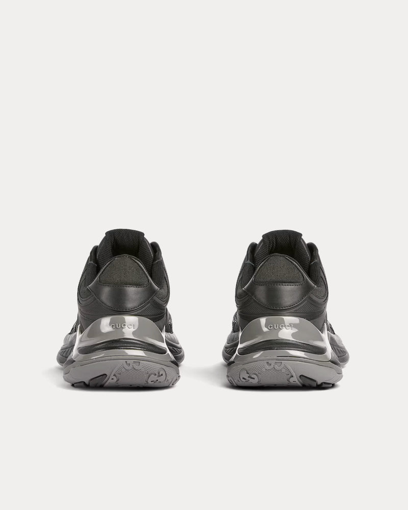 Gucci 2.0 Mesh & Leather Black / Grey Low Top Sneakers - 4