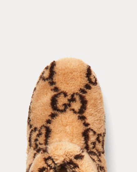 Gucci Ankle GG Merino Beige / Ebony Boots - 4
