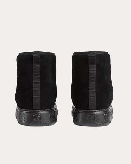 Gucci Ankle Suede Black Boots - 3