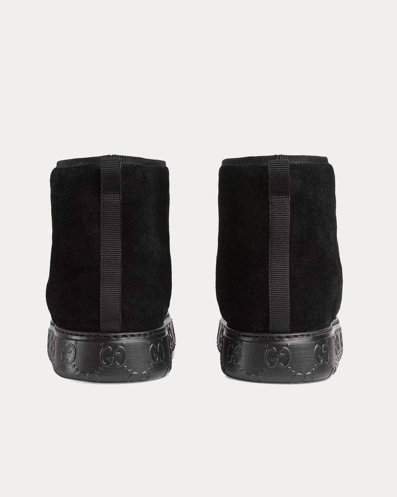 Gucci Ankle Suede Black Boots - 3