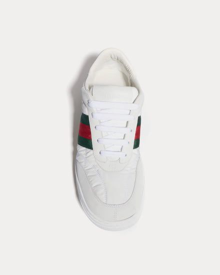 Gucci Screener with Padded Nylon White Low Top Sneakers - 2