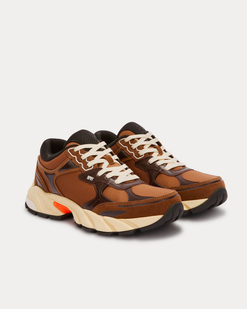 Heron Preston Block Stepper Suede Brown / Brown Low Top Sneakers - 3