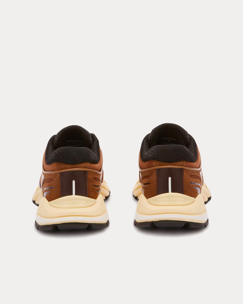 Heron Preston Block Stepper Suede Brown / Brown Low Top Sneakers - 4