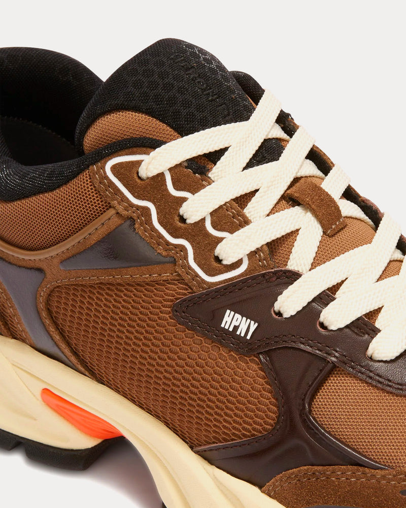 Heron Preston Block Stepper Suede Brown / Brown Low Top Sneakers - 5