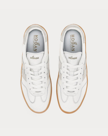Hogan Cool Leather White Low Top Sneakers - 2