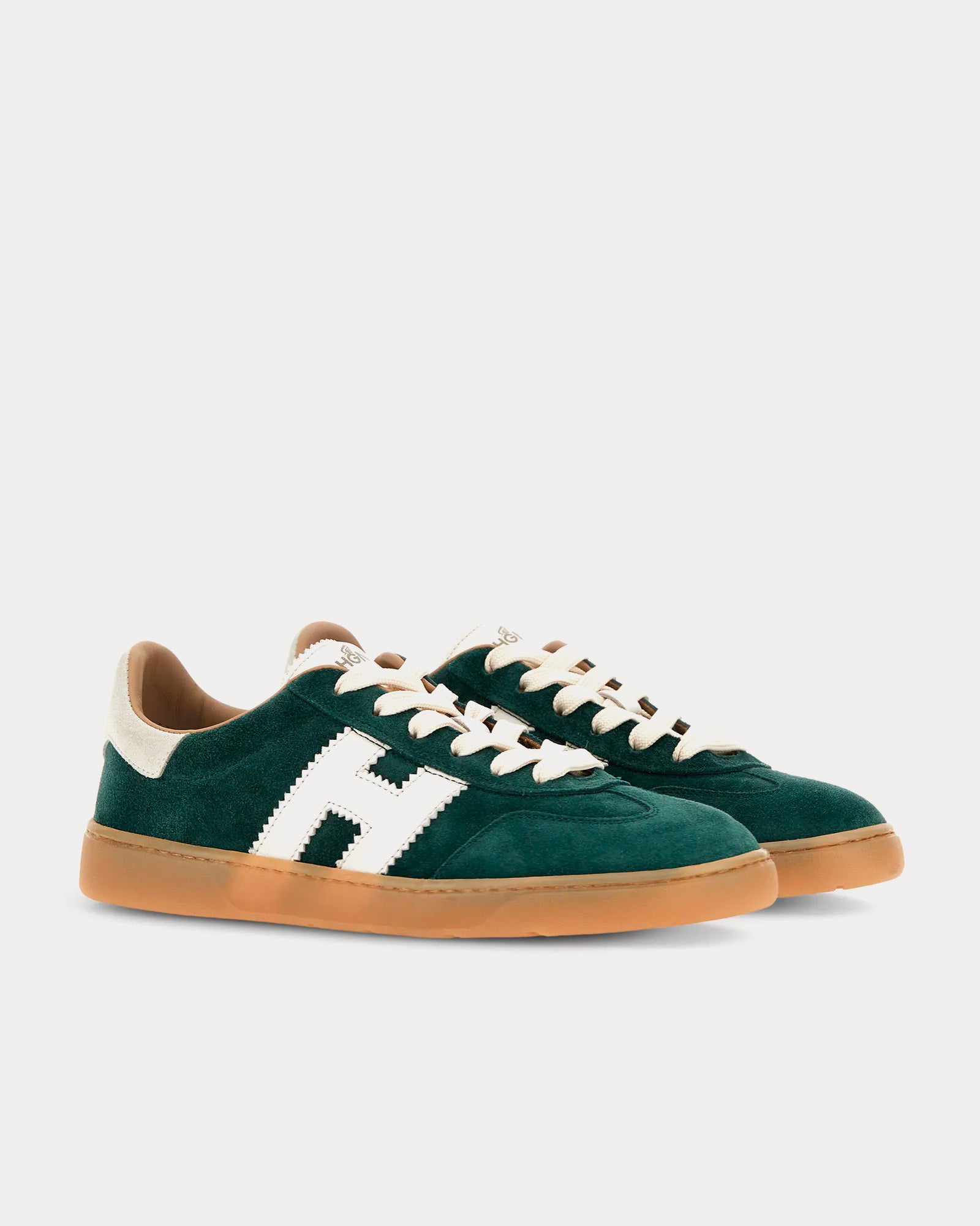 Hogan - Cool Suede Green Low Top Sneakers