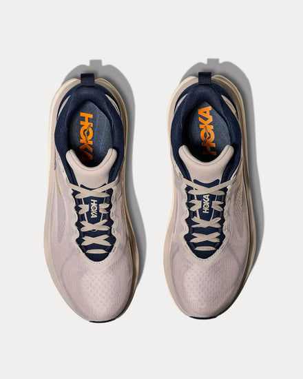 HOKA Kawana 3 Putty / Midnight Blue Running Shoes - 2