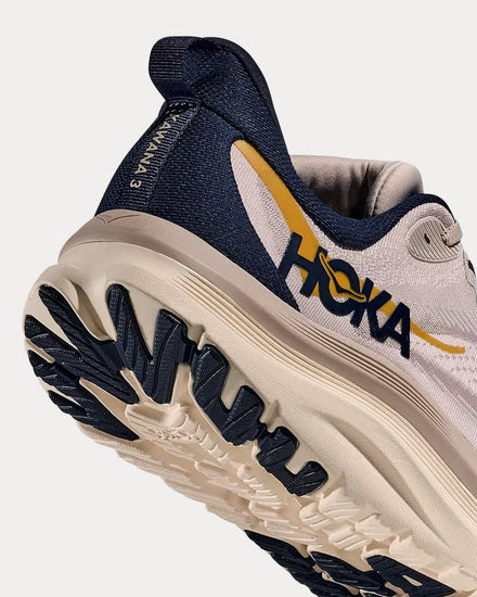 HOKA Kawana 3 Putty / Midnight Blue Running Shoes - 5