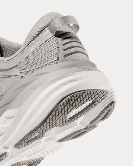 HOKA Bondi 7 Harbor Mist / White Running Shoes - 3