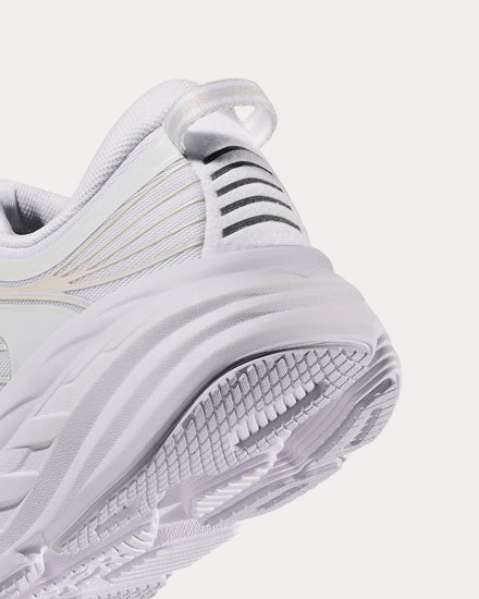 HOKA Bondi 7 White / White Running Shoes - 3