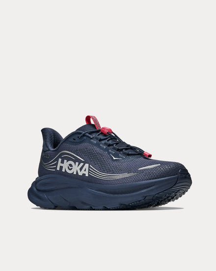 HOKA Clifton 11 GTX Varsity Navy / Burnt Red Running Shoes - 3