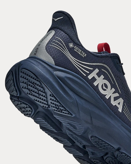 HOKA Clifton 11 GTX Varsity Navy / Burnt Red Running Shoes - 5