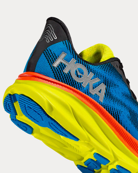 HOKA Clifton 9 GTX Black / Diva Blue Running Shoes - 3