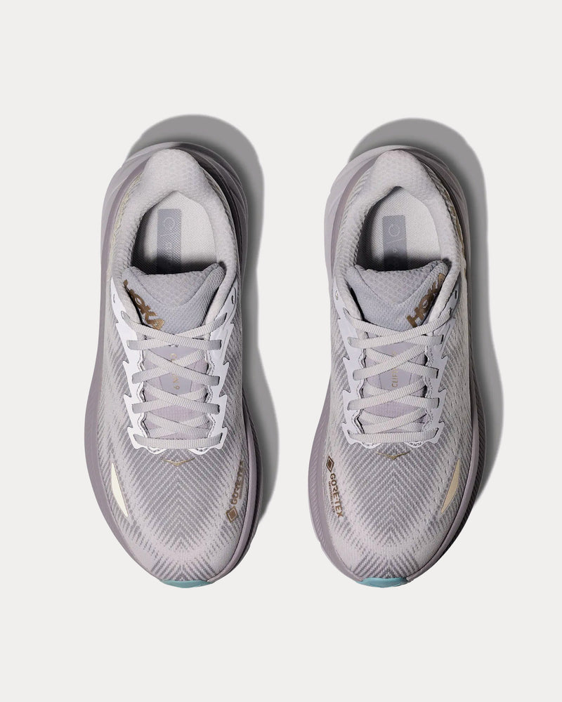 HOKA Clifton 9 GTX Foggy Grey / Ash Grey Running Shoes - 2